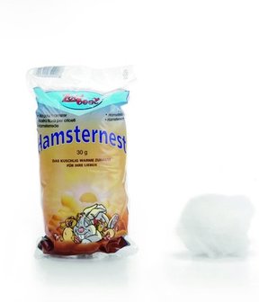 Zoobest Knaagdierwatten Wit 30gr