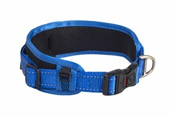 Rogz Utility Padded Halsband Blue