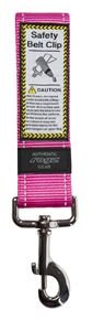 Rogz Safety Belt Car Clip Pink