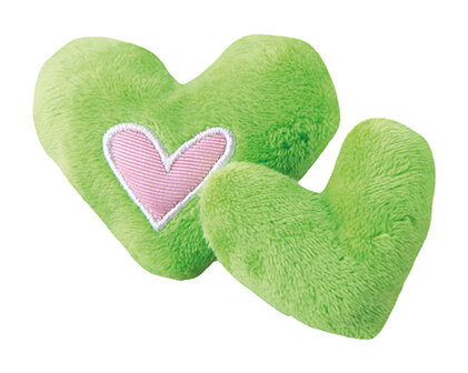 Rogz Catnip Hearts Lime