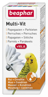 Beaphar Multi-Vit Papegaaien en Parkieten 20 ml