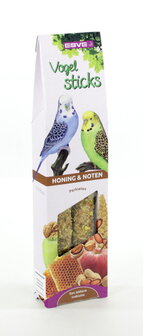 Esve Vogelsticks Parkiet Honing en Noten 2 stuks