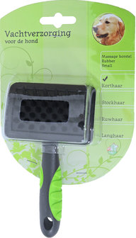 Honden Borstel Rubber Massage Small