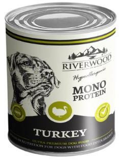 Riverwood Natvoer Mono Protein Turkey 400 Gram