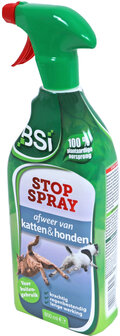 BSI stop spray outdoor afweer van katten &amp; honden, 800 ml
