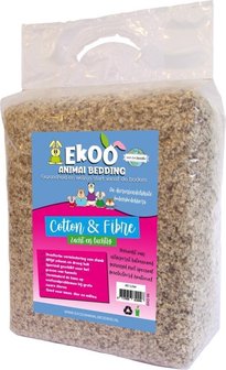 Ekoo Animal Bedding Cotton &amp; Fibre - 40 L