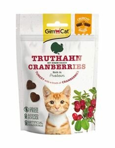 GimCat Crunchy Snack Kalk. &amp; Cranberry 60 gr