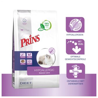 Prins Dieet Cat HypoAllergic Moderate Calorie 5 kg