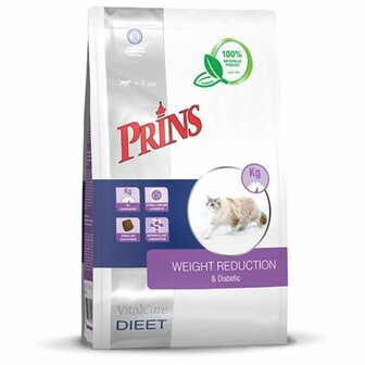 Prins Vitalcare Gewichtsverlies/Diabeet - Kattenvoer - 5 kg