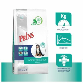 Prins Procare Croque Dieet Gewichtscontrole&amp;Diabetes Gevogelte - Hondenvoer - 3 kg