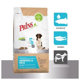 Prins Procare Adult Hypoallergeen Haring&amp;Rijst - Hondenvoer - 3 kg