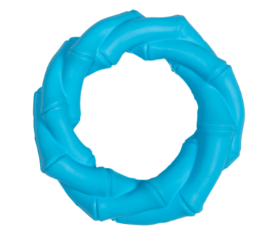 Jack and Vanilla Rubber Toys Ring Lichtblauw 10,5 cm