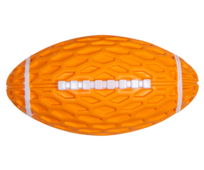 Jack and Vanilla Rubber Toys Rugbybal Oranje 14,5 cm