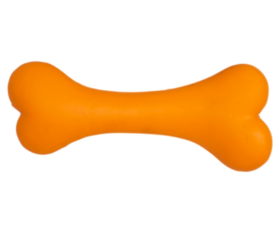 Jack and Vanilla Rubber Toys Been met pindasmaak Oranje 21,4 cm