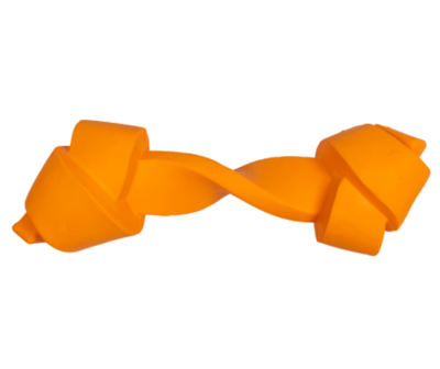 Jack and Vanilla Rubber Toys Been met kippensmaak Oranje 22,8 cm