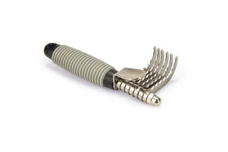 Beeztees Klittenkam &ndash; Knaagdier &ndash; Zwart Grijs &ndash; 11cm