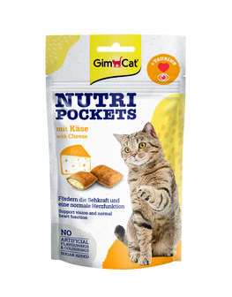 GimCat Nutri Pockets Kaas &amp; Taurine 60 gr