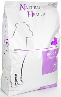 Natural Health Dog Basic 5 Puppy 7,5 kg