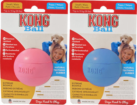 Kong hond Puppy Ball met gat