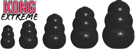 Kong hond Extreme rubber zwart