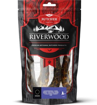 Riverwood Hondensnack Butcher Ganzennekken 250 gr (4 stuks)