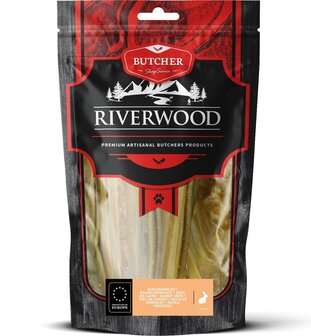 Riverwood Hondensnack Butcher Konijnenhuid 150 gr 