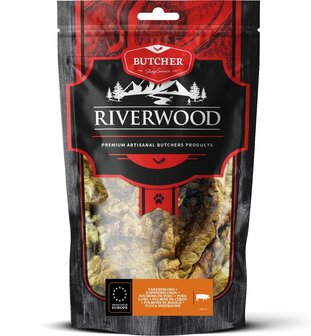 Riverwood Hondensnack Butcher Varkenslong 150 gr