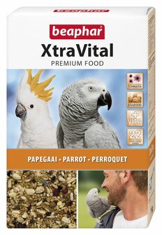 Beaphar Xtra Vital Papegaaienvoer 1 KG