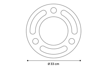 Flamingo Krabspeelgoed Crabi Cirkel 6 gaten