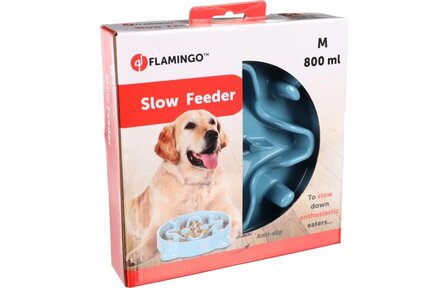 Flamingo Beno Slow feeder (anti-schrokbak) 800 ml
