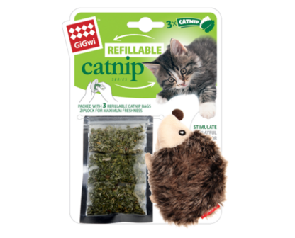 GIGwi Hervulbare Catnip Egel