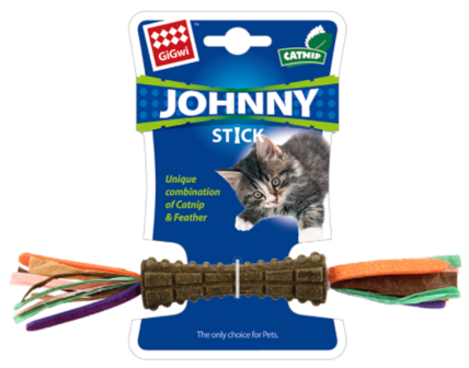 GIGwi Johnny Stick met Dubbelzijdig Papier Veelkleurig