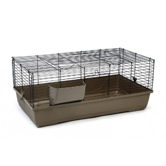 BZ Cavia en Konijnenkooi Baldo Mokka 80x45x42cm 