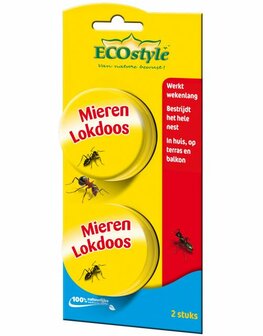 Ecostyle Mierenlokdoos - Insectenbestrijding - 2 stuks