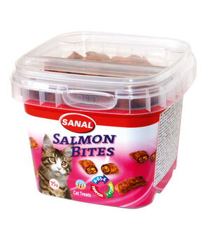Sanal Salmon Bites Cup 75 Gram
