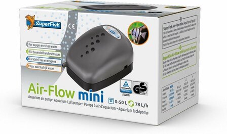 Superfish Air Flow Mini - Aquariumpomp - Beluchting - 6 x 9 cm