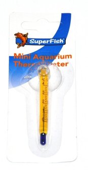 SuperFish Mini Aquarium Thermometer Glas