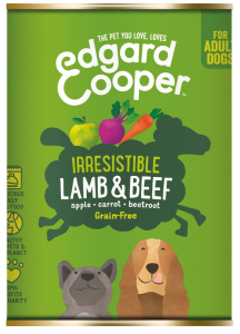 Edgard&amp;Cooper Blik Adult  Lam Rund Appel 400 g Graanvrij hondenvoer