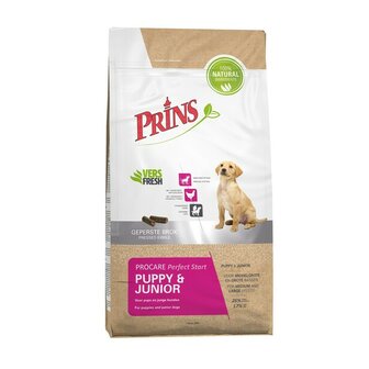 Prins Procare Puppy &amp; Junior Perfect Start 7,5kg hondenvoer