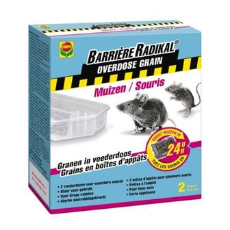 COMPO Barriere Radikal Overdosis Graan in voerbox (2 x (10 G + BOX))