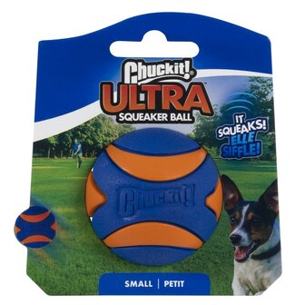 Chuckit Ultra Squeker Ball Small blauw 5 cm