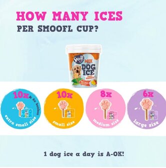 Smoofl mix voor hondenijs Magic Mango 