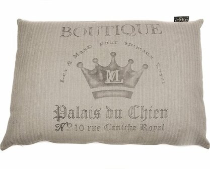 Lex &amp; Max Boutique Hondenkussen 90x65 cm Zand