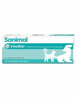 Sanimal Imodiar Supplement Spijsvertering 10 tab