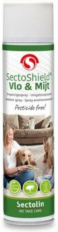 Sectolin Sectoshield Vlooi en mijt omgevingsspray Hond en Kat 400 ml