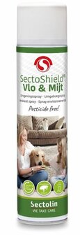 Sectolin Sectoshield Vlooi en mijt omgevingsspray Hond en Kat 400 ml
