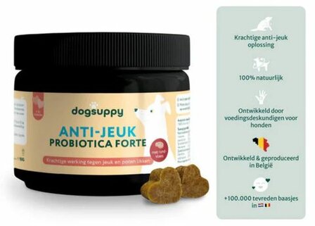 Dogsuppy Anti-Jeuk met Rund Probiotica 60 stuks