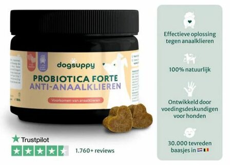 Dogsuppy Anti-anaalklieren Probiotica 60 stuks
