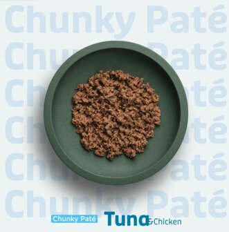 Prins blik kattenvoer Tuna &amp; Chicken Chunky Pat&eacute; 70 gr. / cat wet food