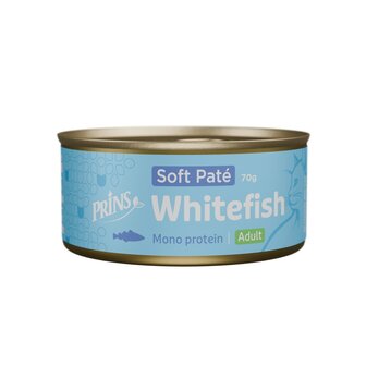 Prins blik kattenvoer Whitefish Soft Pat&eacute; 70 gr. / cat wet food